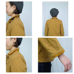 kanta jacket / turmeric 5枚目の画像