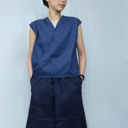 Jimmyskirt /navy 2枚目の画像