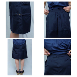 Jimmyskirt /navy 5枚目の画像