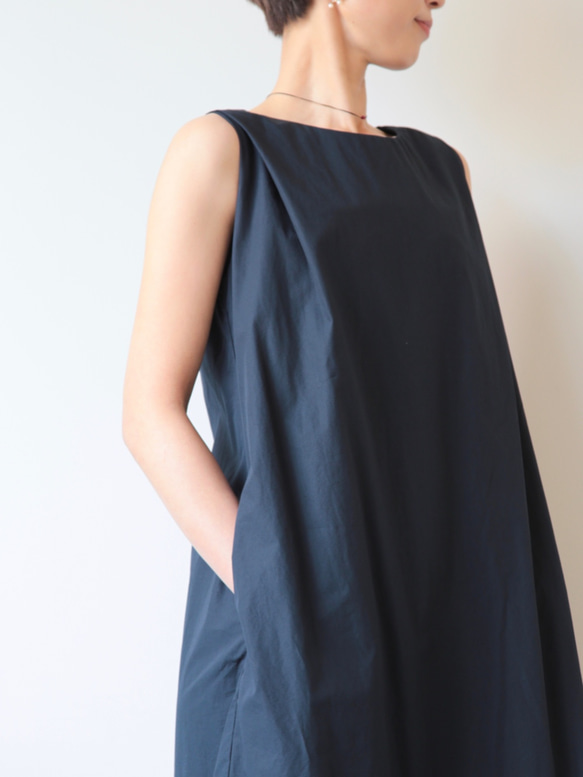 kamisun one piece / navy 2枚目の画像