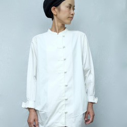 Kata-china襯衫/白色 第3張的照片