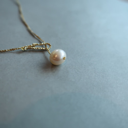 Lline necklace/pearl 4枚目の画像