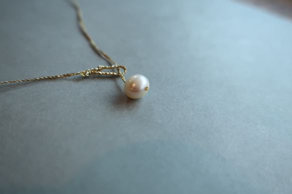 Lline necklace/pearl 4枚目の画像