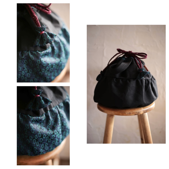 kabocha bag/kimono no.6. Size S 4枚目の画像