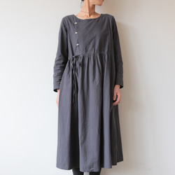 櫻桃連衣裙/灰色 第3張的照片