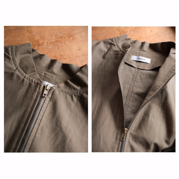 Long jacket / rose gray 5枚目の画像
