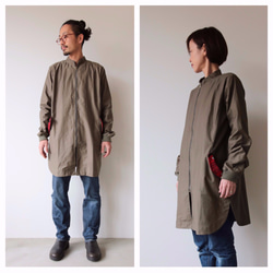 一点物 Long jacket / rose gray / no10 3枚目の画像