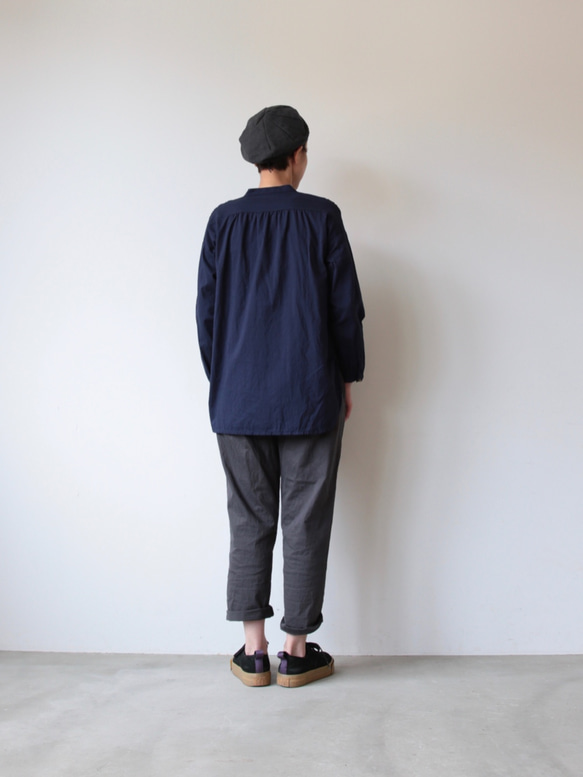 Itutume shirts / navy 5枚目の画像