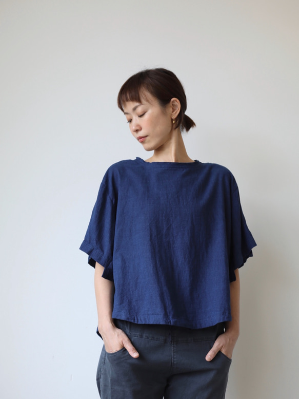 TeeT tops/D.indigo 1枚目の画像