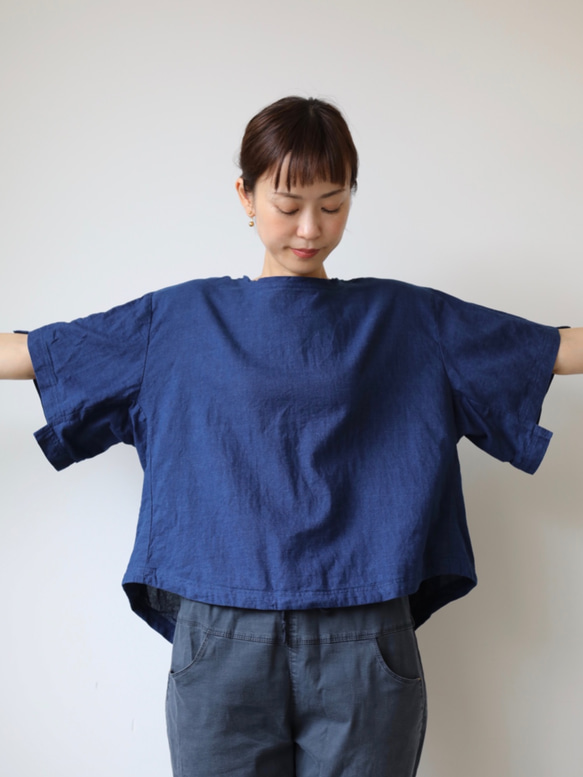 TeeT tops/D.indigo 3枚目の画像