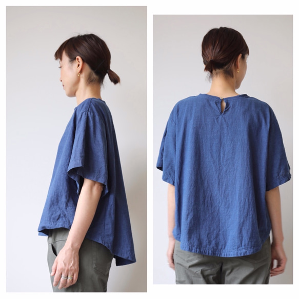 TeeT tops/L.indigo 2枚目の画像