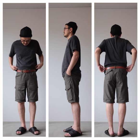 hauru pants/ brown 4枚目の画像