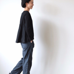 omiso long tops / black×black 2枚目の画像