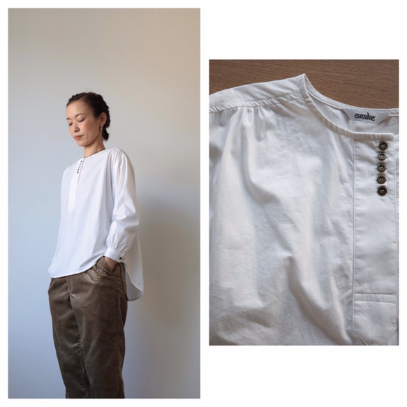 sanada shirts / white 3枚目の画像