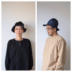 ray hat / black×denim 1枚目の画像