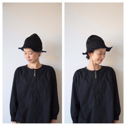 ray hat / black×denim 2枚目の画像