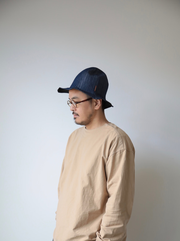 ray hat / black×denim 6枚目の画像