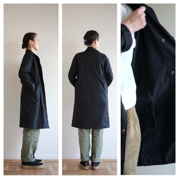 dipper coat/ kuro 4枚目の画像