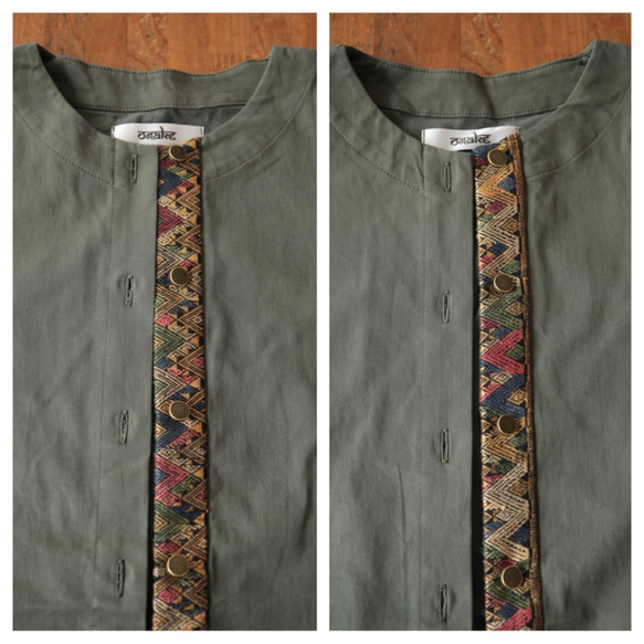 Paris jacket / lue special / khaki-B 2枚目の画像