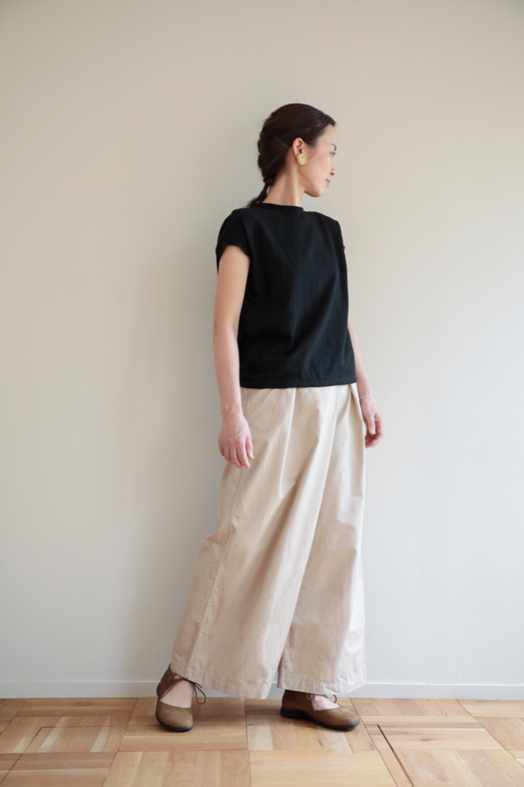 shiki pants / light beige 3枚目の画像