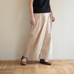 shiki pants / light beige 1枚目の画像