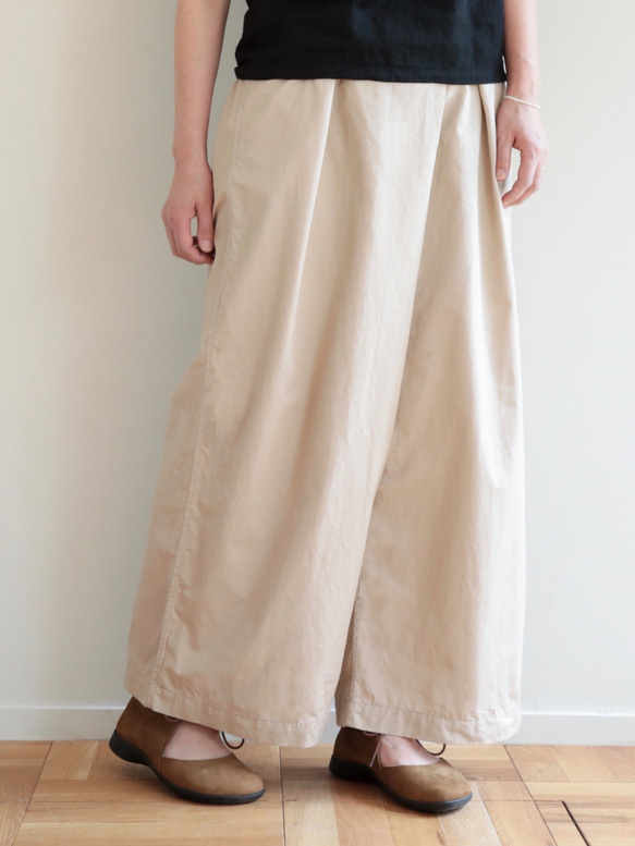 shiki pants / light beige 4枚目の画像