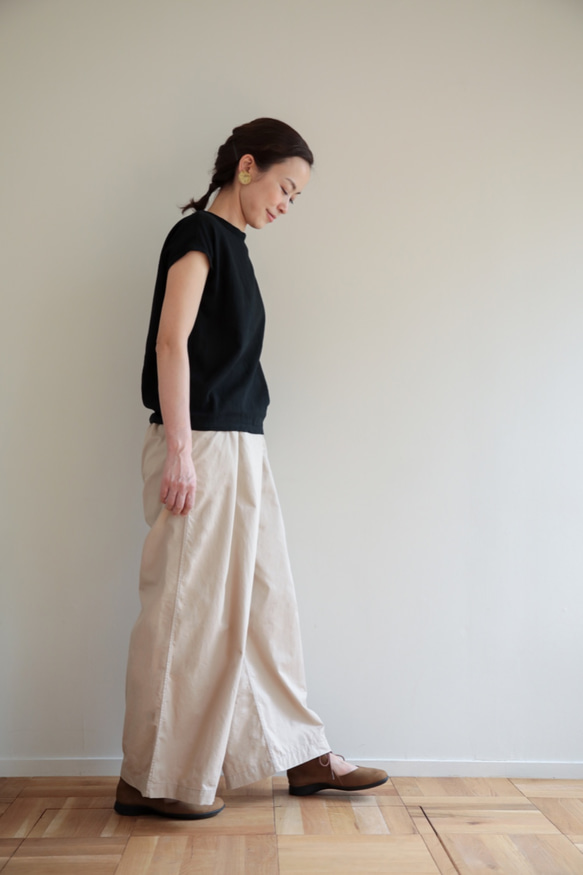 shiki pants / light beige 2枚目の画像