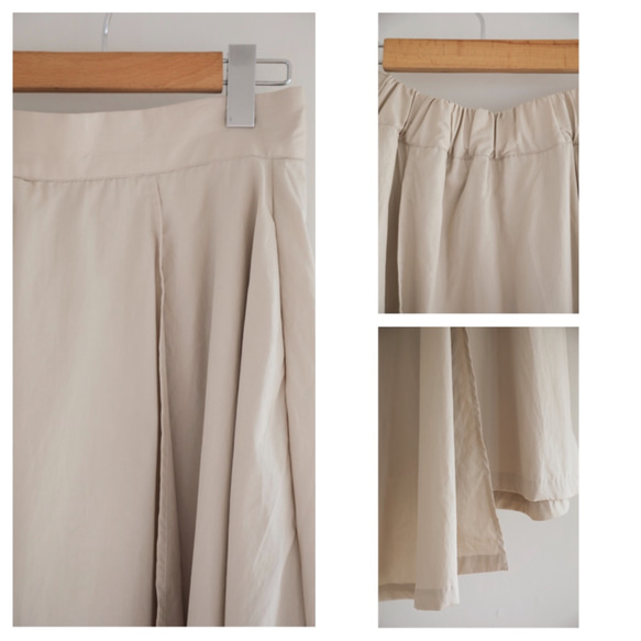 Pechu skirt / light beige 9枚目の画像