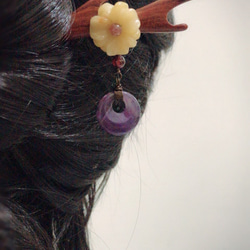 手作りの〜枝状の赤い祭壇古典的な〜古典的な美Hanfu COS髪を持っている必要があります〜スポットプラス予約注文、プライベート 5枚目の画像
