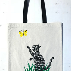 totebag - cat (綿) 4枚目の画像