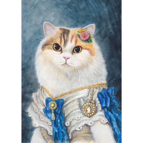 うちの子の肖像画＊手描きイラスト＊オーダーメイド＊ペット
