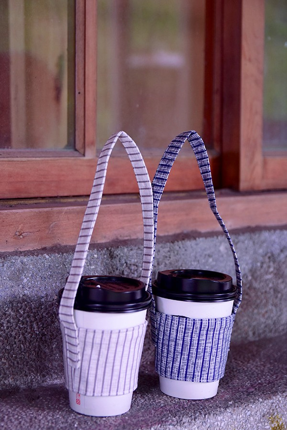 Coffee sleeve_ECO stripe 2枚目の画像