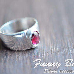 ロードライトガーネットリング シルバー 925 type① 指輪・リング