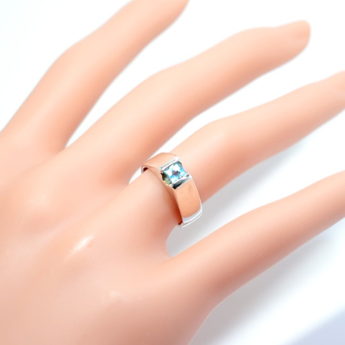 シルバーリング シルバーリング：ブルートパーズ 0.45ct 指輪・リング Funnyboy