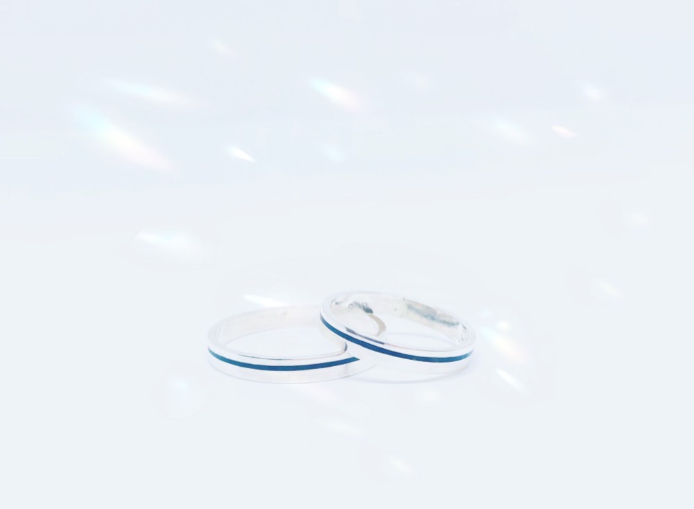 ⭐️セット価格⭐️シルバー ペアリング 「カラー オーダー」ペアリング