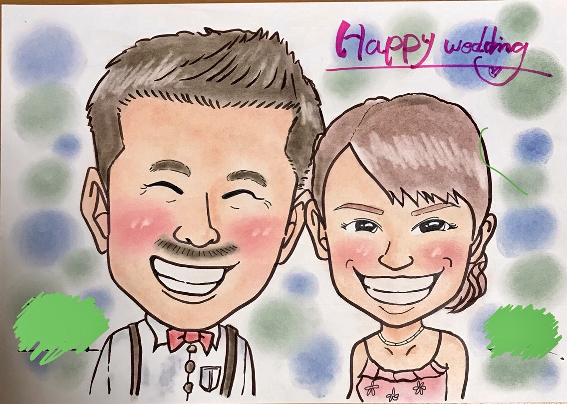 似顔絵イラストオーダー3月のご予約満員となりました♡