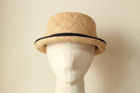 porkpie hat [bao] 57.5cm　麦わら帽子　夏の帽子 4枚目の画像