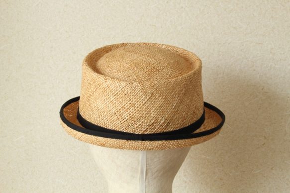 porkpie hat [bao] 57.5cm　麦わら帽子　夏の帽子 5枚目の画像