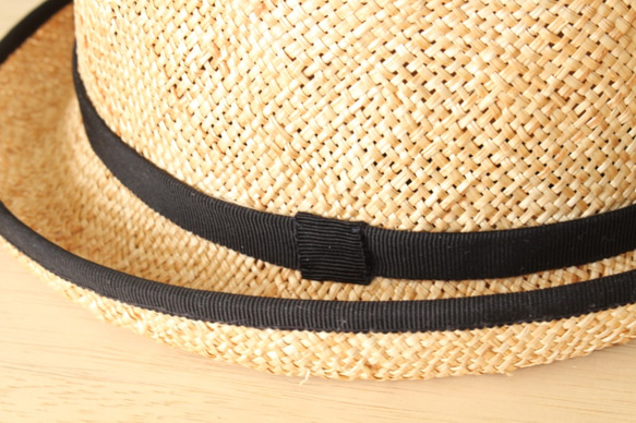 porkpie hat [bao] 57.5cm　麦わら帽子　夏の帽子 6枚目の画像
