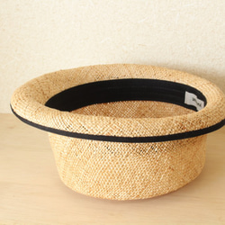 porkpie hat [bao] 57.5cm　麦わら帽子　夏の帽子 7枚目の画像