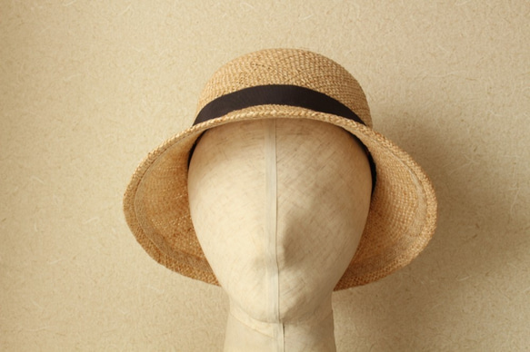 frattop cloche [bao]gray 59cm　麦わら帽子　夏の帽子 3枚目の画像