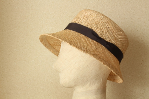 frattop cloche [bao]gray 59cm　麦わら帽子　夏の帽子 5枚目の画像