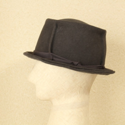 crease hat [wool] warm grey 58cm 3枚目の画像