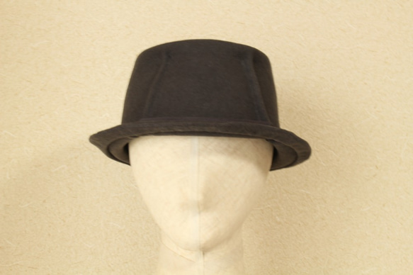 crease hat [wool] warm grey 58cm 5枚目の画像