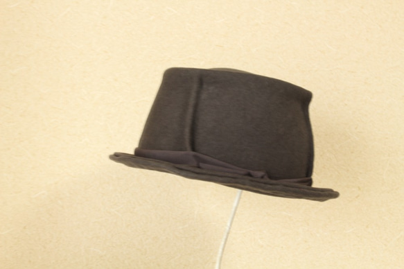 crease hat [wool] warm grey 58cm 6枚目の画像