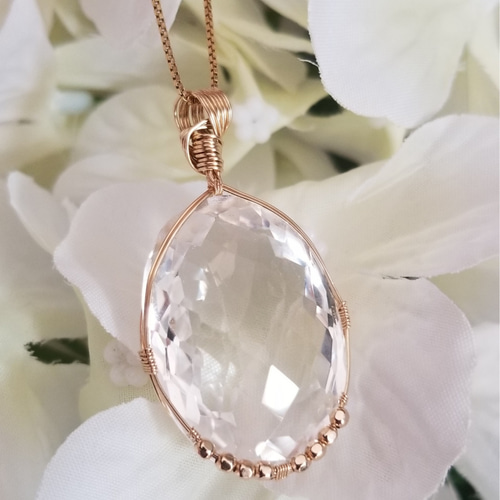 超稀少 透明度抜群 水入り水晶 ヒマラヤ水晶 ペンダントトップ 穴あり