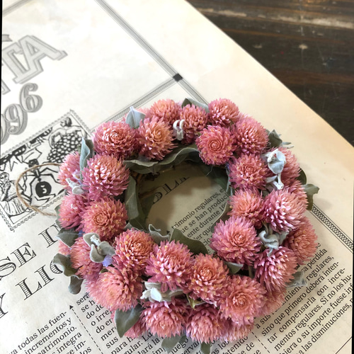 千日紅ミニリース