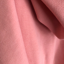 春くすみ明るいピンク色ニットドルマンゆったりフード付きカーディガン 6枚目の画像