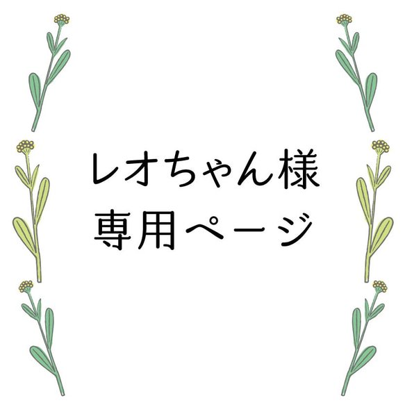 レオちゃん様　専用ページ 1枚目の画像