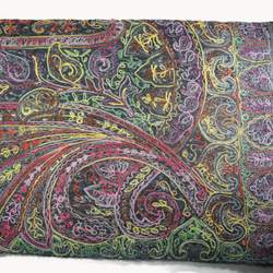 ウール刺繍ストール　KA-WA-18002E-2 2枚目の画像